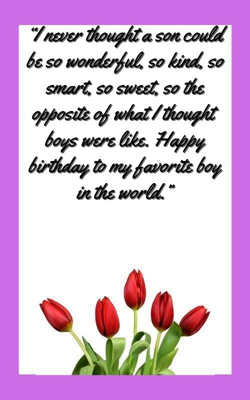 13th birthday wishes for son